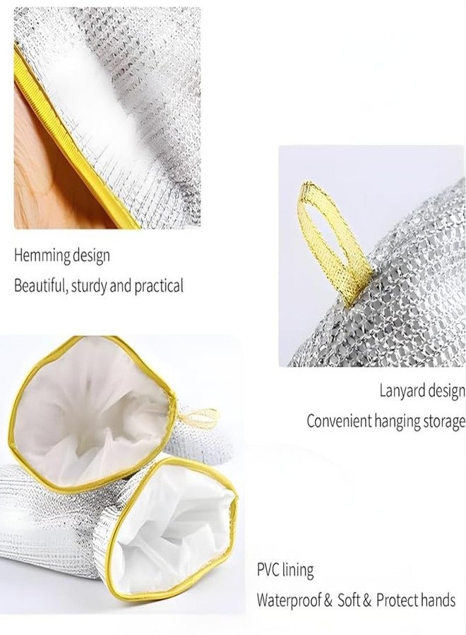 Drumstone 𝟏𝟓 𝐘𝐞𝐚𝐫𝐬 𝐆𝐮𝐚𝐫𝐚𝐧𝐭𝐞𝐞 Heavy-Duty Waterproof Cleaning Gloves with Non-Slip Wire Pattern, Comfortable Double-Layer Gloves for Dishwashing, Home Cleaning, Laundry, Gardening. - Image 4